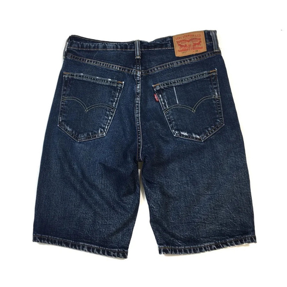 SH99 Levi’s 541 Distressed Denim Jean Shorts 29 - Picture 4 of 6